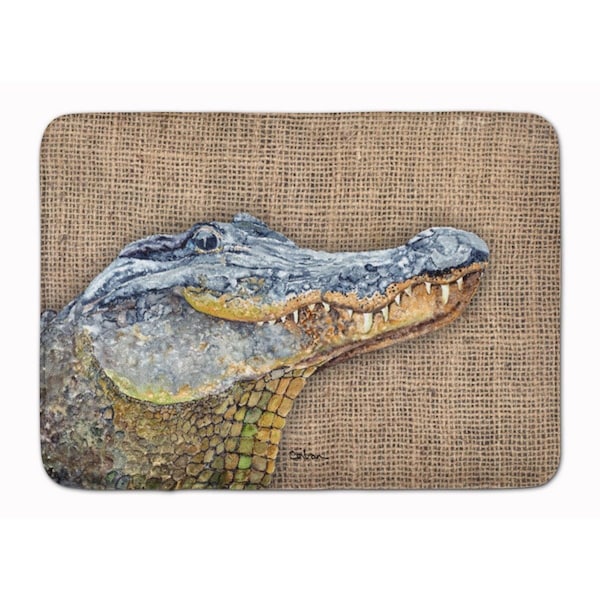 Carolines Treasures Alligator Machine Washable Memory Foam Mat 8733RUG - main